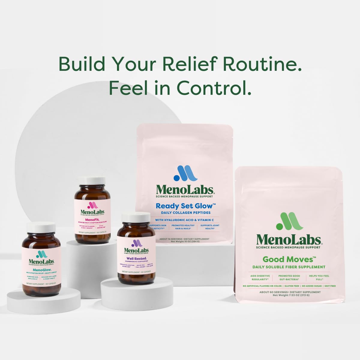 MENOLABS MenoFit, Menopause Supplements for Women - 60 Capsules - Advanced Women’s Probiotic with Vitamins and Red Clover for Gut Health, Hot Flashes and Hormone Balance for Women MENOLABS uk supplements