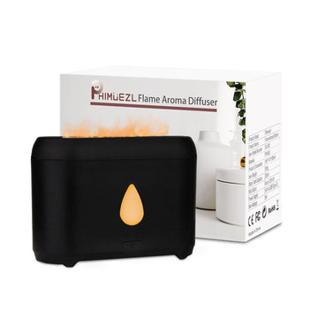 Flame Diffuser for Essential Oils (Black) Phimuezl uk supplements