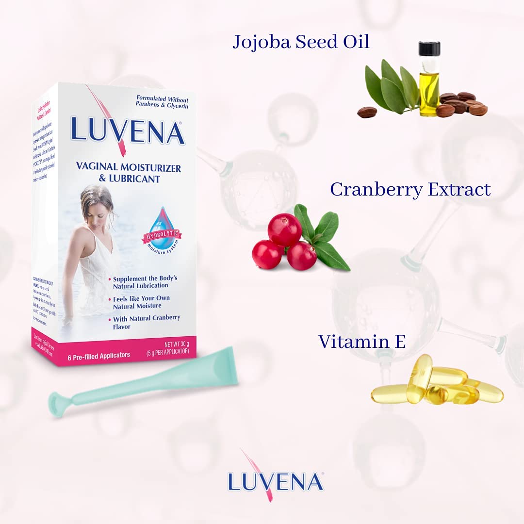 Luvena Moisturizer - Vaginal Moisturizer & Menopause Support for Women - Feminine Intimate LUVENA uk supplements