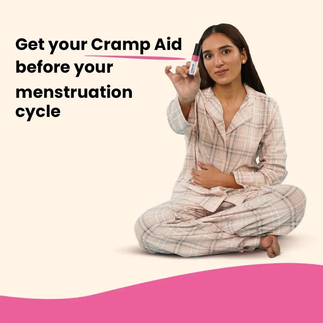 Cramp Aid Roll On for Menstrual Cramps | Instant Period Pain Relief | | Natural & Ayurvedic Alternative to hot Bags | Fits in Pocket Generic uk supplements