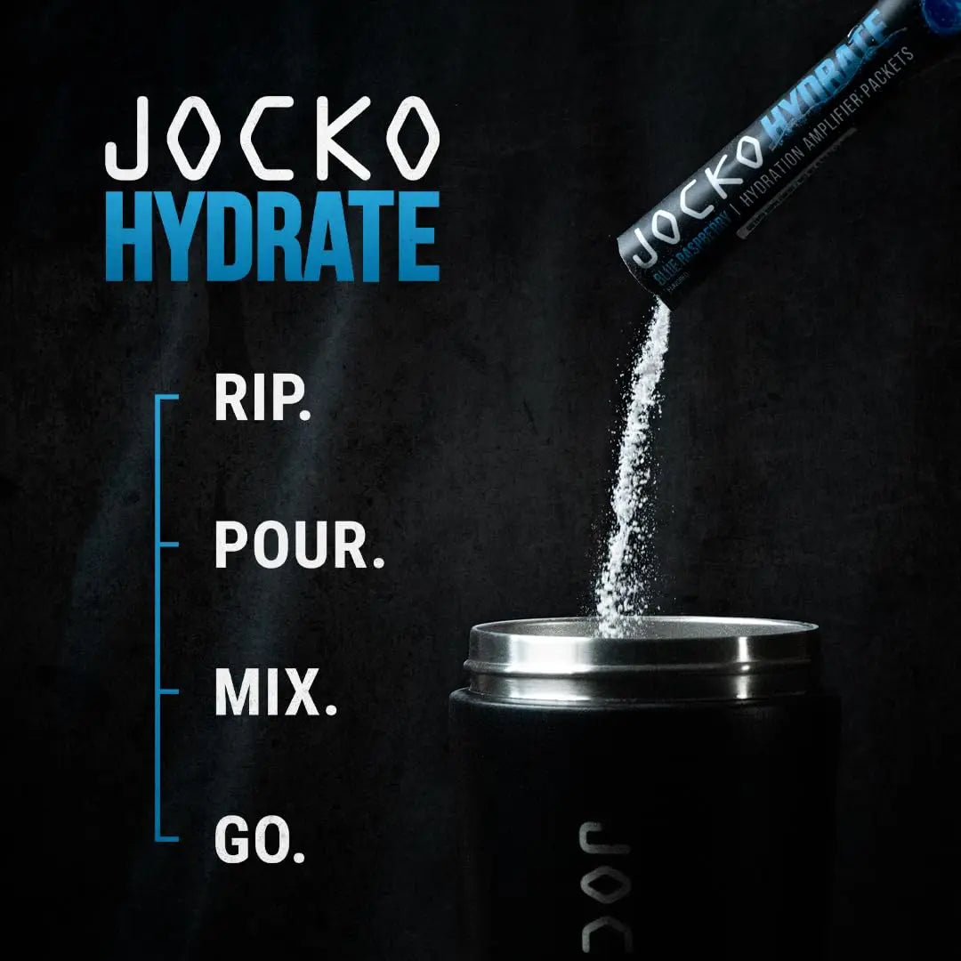 Jocko Fuel Hydrate Electrolytes Powder Packets Low Sugar - Hydration Amplifier Packets for Recovery, Dehydration, & Exercise - with Vitamins B6, B12 & C Jocko Fuel uk supplements