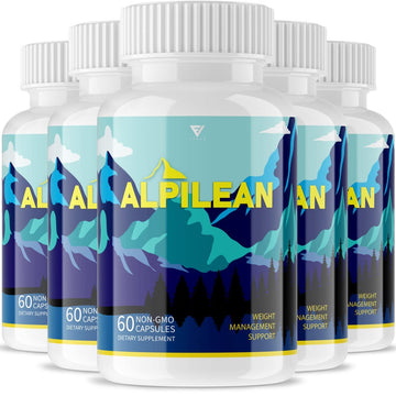 (5 Pack) Alpilean Max Weight Loss Capsules Supplement, Alpilean Ice Hack Support Fyvus uk supplements