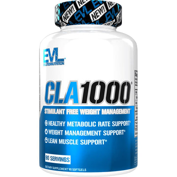 Conjugated Linoleic Acid CLA Pills - CLA 1000mg Diet Pills to Support Weight Loss Fat Burning Evlution uk supplements