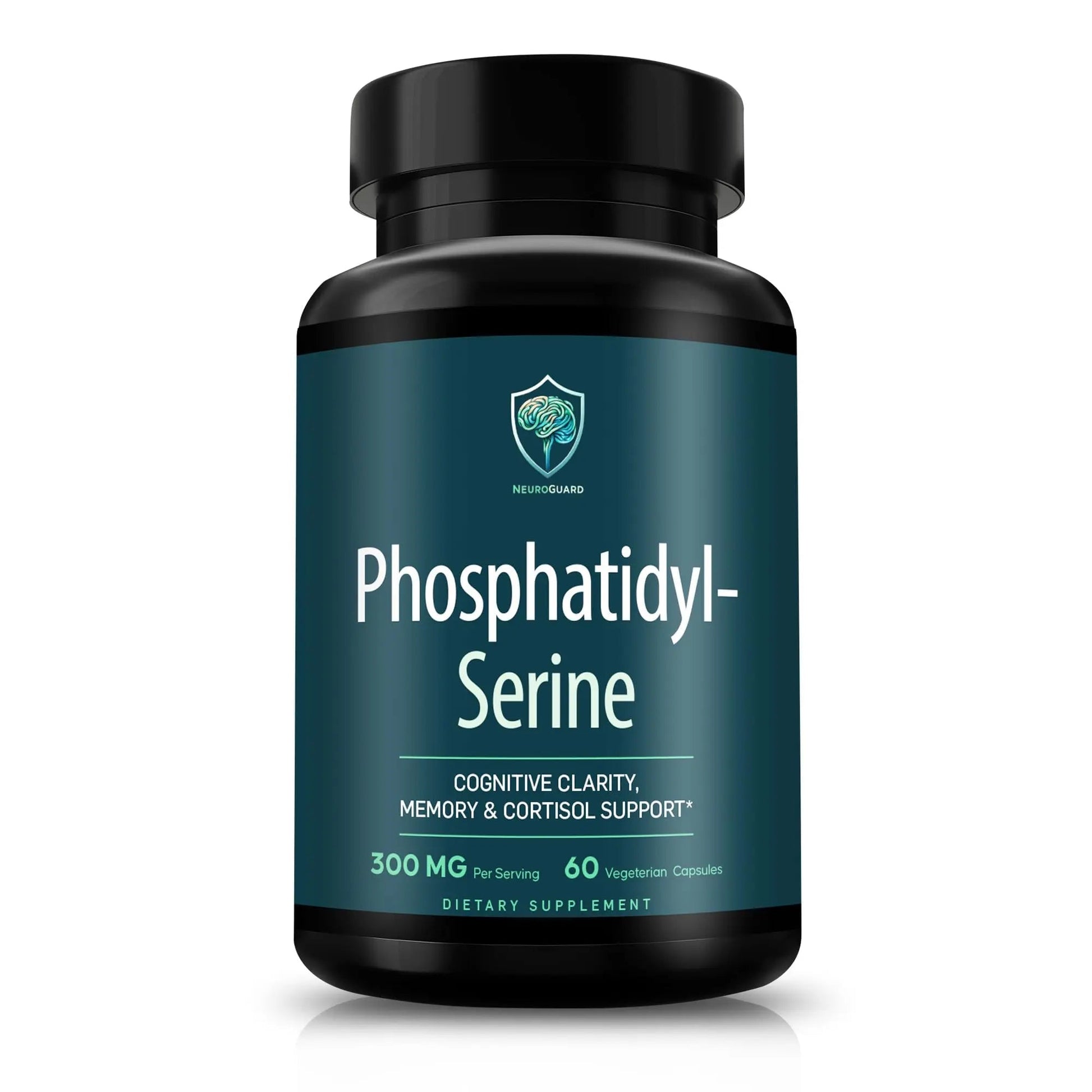 Phosphatidylserine Supplement – Premium Nootropic for Brain Health, Memory, Focus & Stress Support – 300mg Sunflower Lecithin NeuroGuard uk supplements