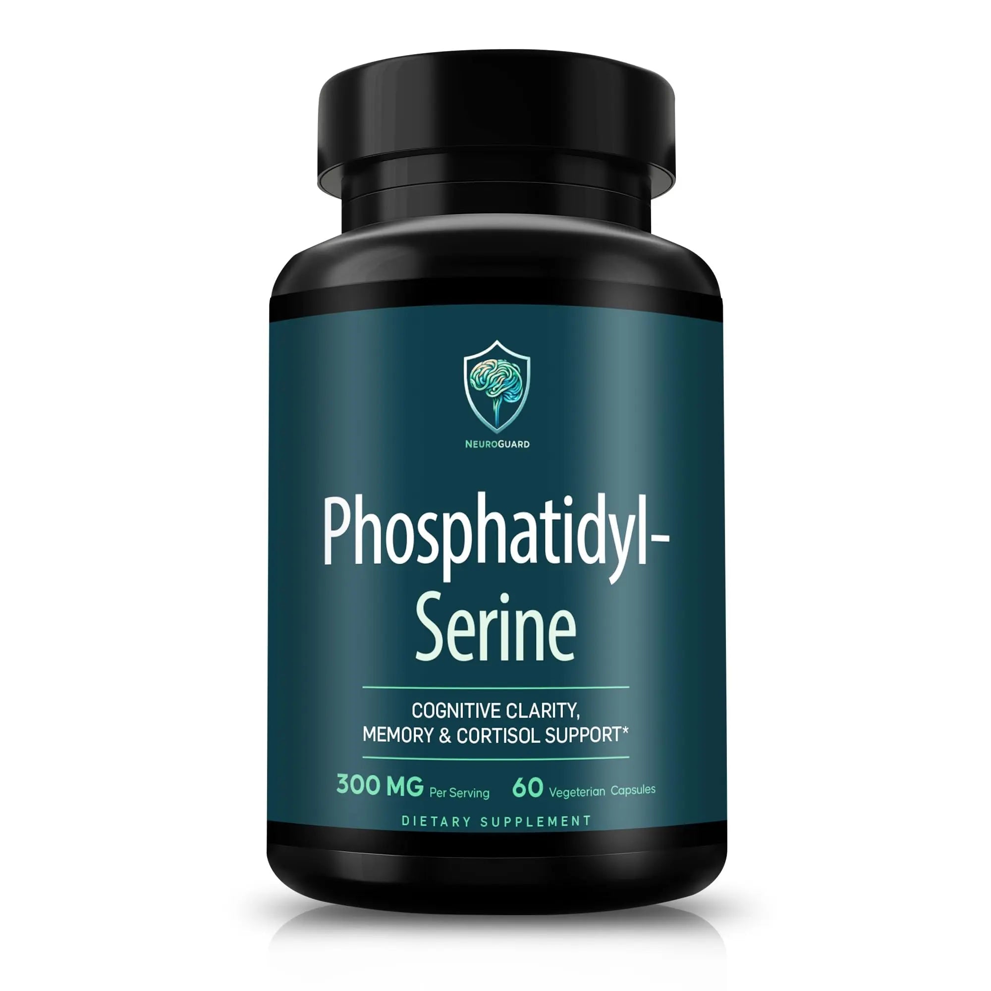 Phosphatidylserine Supplement – Premium Nootropic for Brain Health, Memory, Focus & Stress Support – 300mg Sunflower Lecithin NeuroGuard uk supplements