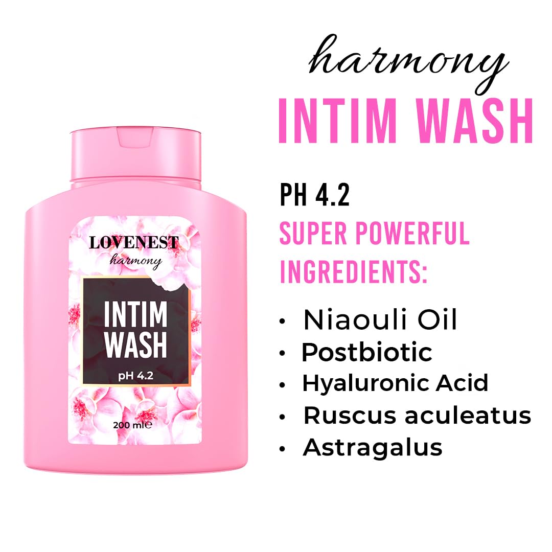 Lovenest Intimate Wash for Women – pH Balanced, Odor Control, Postbiotic Formula – Hypoallergenic, Paraben-Free, Derma-Tested Feminine Hygiene Wash 200 mL by Marqueens Beauty MARQUEENSBEAUTY uk supplements