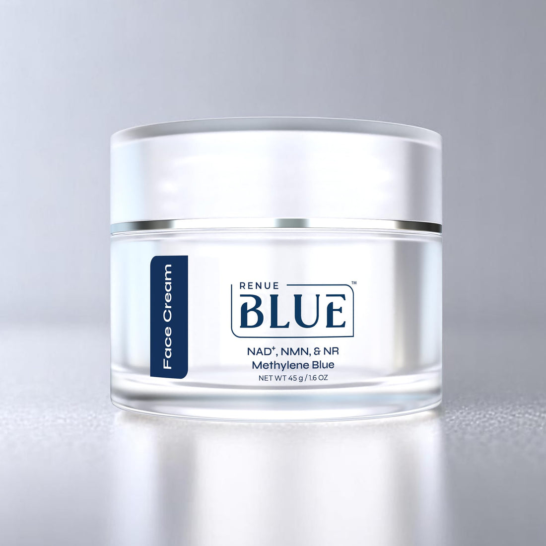 Renue Blue Methylene Blue Face Cream - Liposomal NAD+ Complex and Nutrients for Skin Rejuvenation, Deep Hydration, and Anti-Aging Support Renue By Science uk supplements