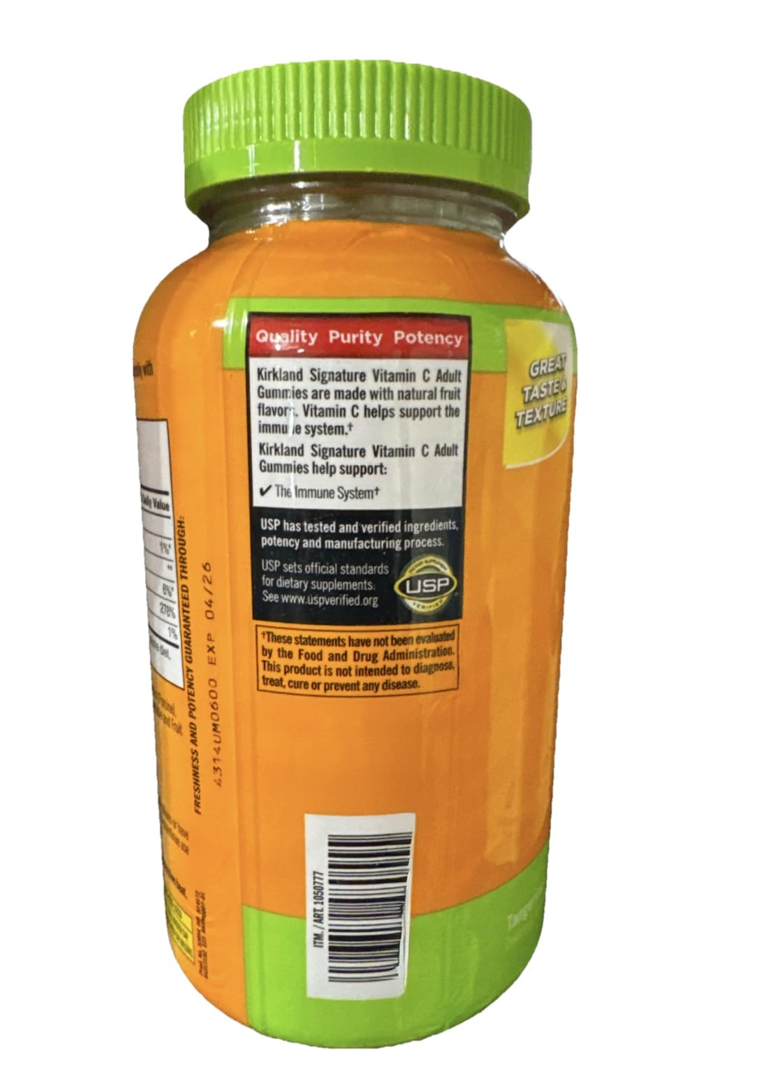 Kirkland Signature Vitamin C Adult Gummies 250 mg, 180 Count KIRKLAND uk supplements