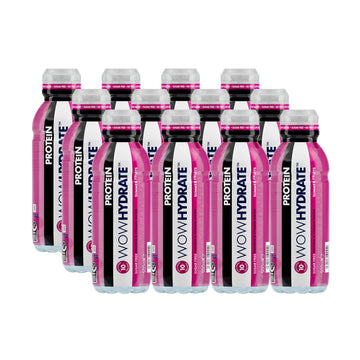WOW HYDRATE Protein Water, Summer Fruits Flavour Protein Drink, Natural Flavourings, Healthy Hydration WOW HYDRATE uk supplements