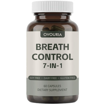 TANSPRESSO ovouria Breath & Gut Balance Capsules - 7-in-1 Formula with Probiotics, Zinc Gluconate & Magnesium Citrate for Fresh Breath, Chronic Halitosis Relief & Digestive Wellness, 60 Count(1pc) TANSPRESSO uk supplements