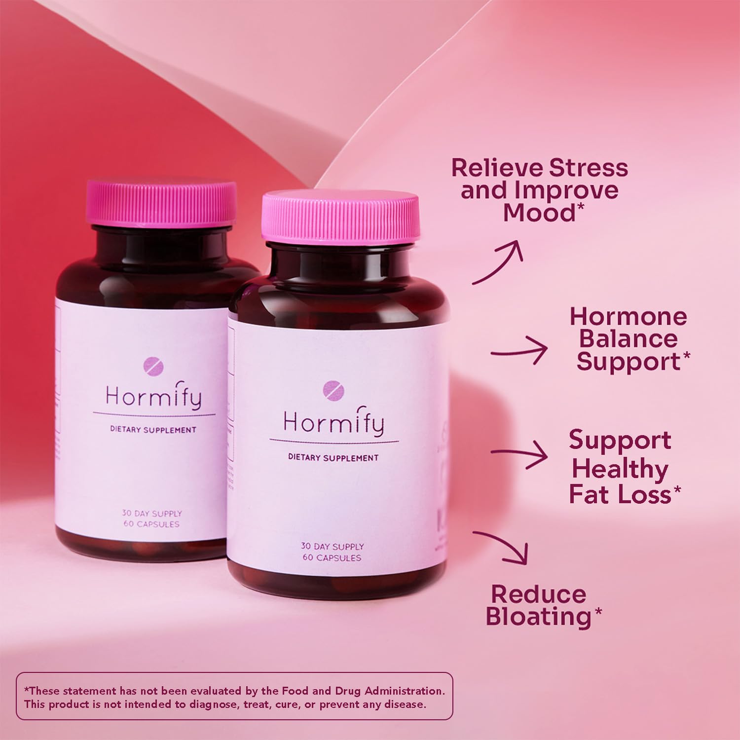 Women's Hormone Balance Supplement - Natural Support for Hormonal Balance, Energy Boost, Mood Swings, Hot Flashes, Menopausal Balance - 60 Capsules Hormify uk supplements