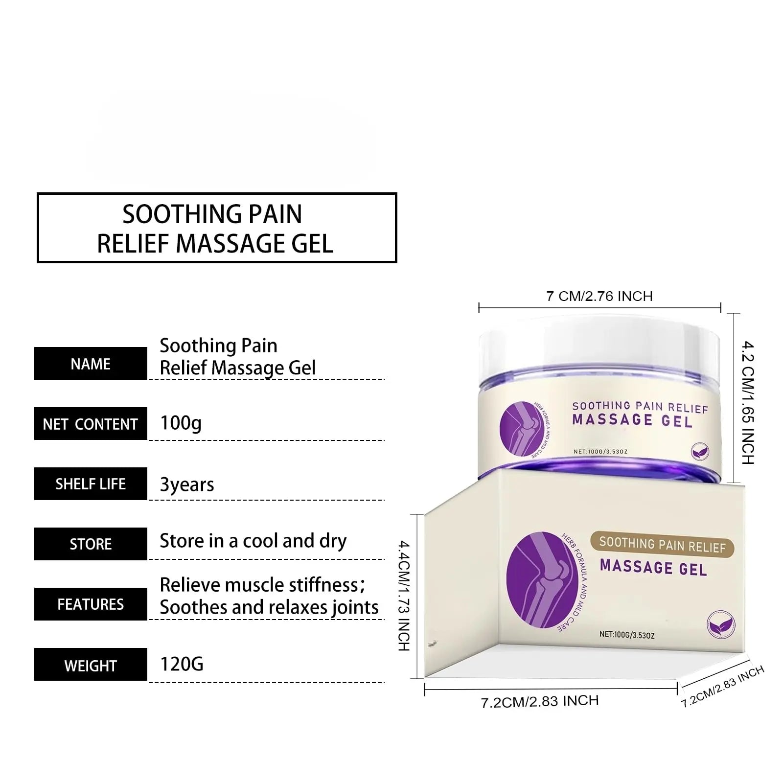 sinBron Joint Repair Cream, Effective Relief for Back, Neck, Hands, Kneel (1PCS) sinBron uk supplements
