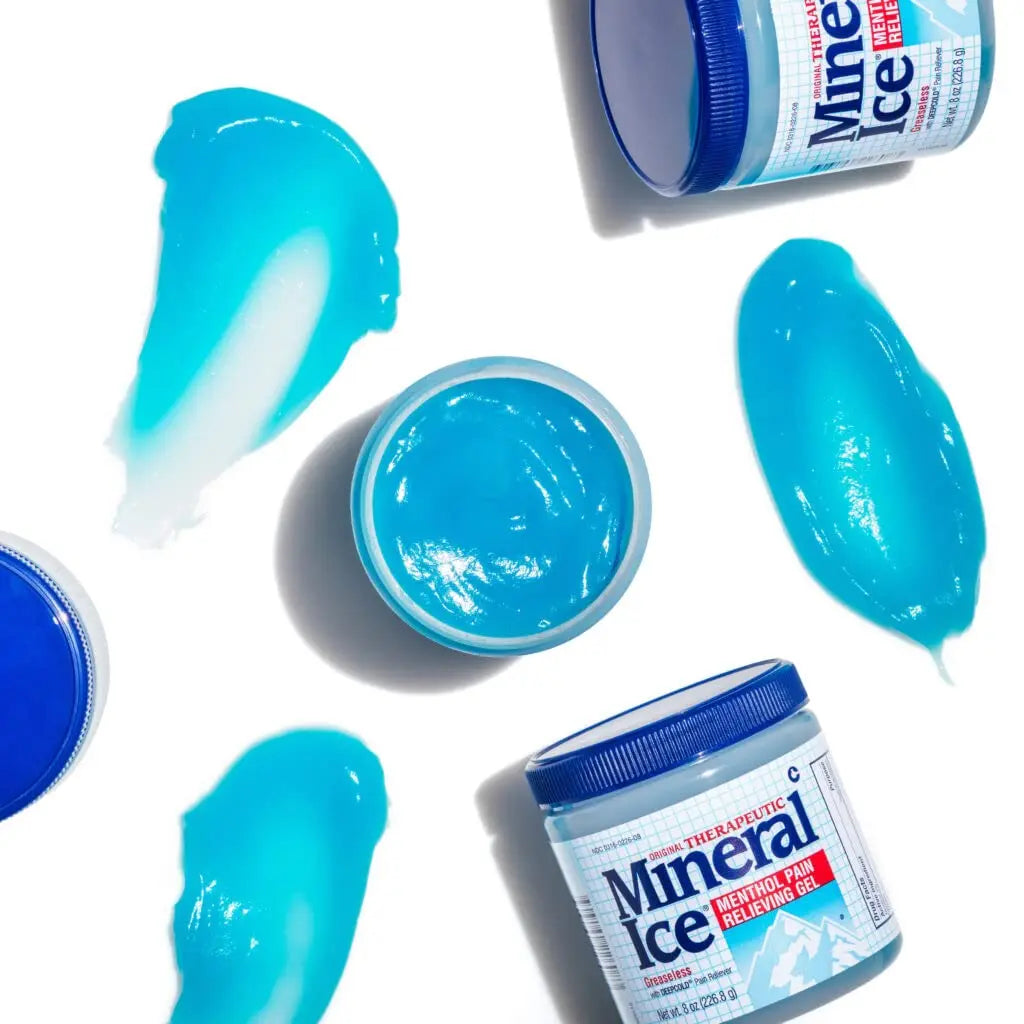 Mineral Ice Pain Relieving Gel - 8 oz, Pack of 4 Mineral Ice uk supplements