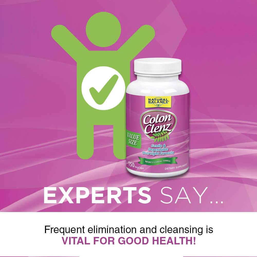 Natural Balance Colon Clenz | Herbal Colon Cleanse & Detox Supplement | Gentle & Dependable Natural Balance uk supplements