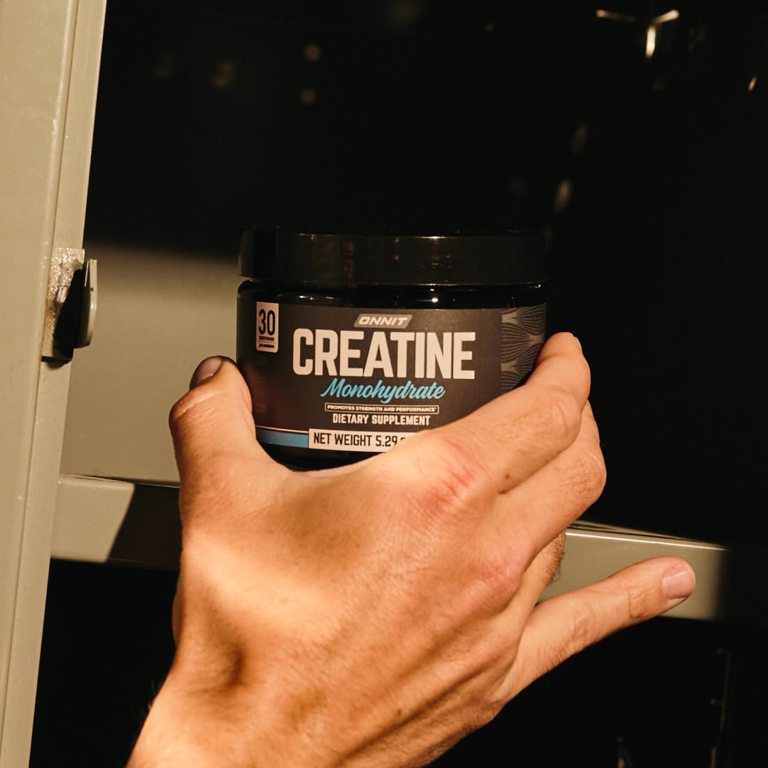 ONNIT Creatine Monohydrate Powder – IGEN™ Non-GMO Tested, 5g Premium Creatine for Muscle Strength, Power & Lean Mass, Supports Brain Health & Cellular Energy, Unflavored, 30 Servings, 5.29 oz 3-Pack ONNIT uk supplements