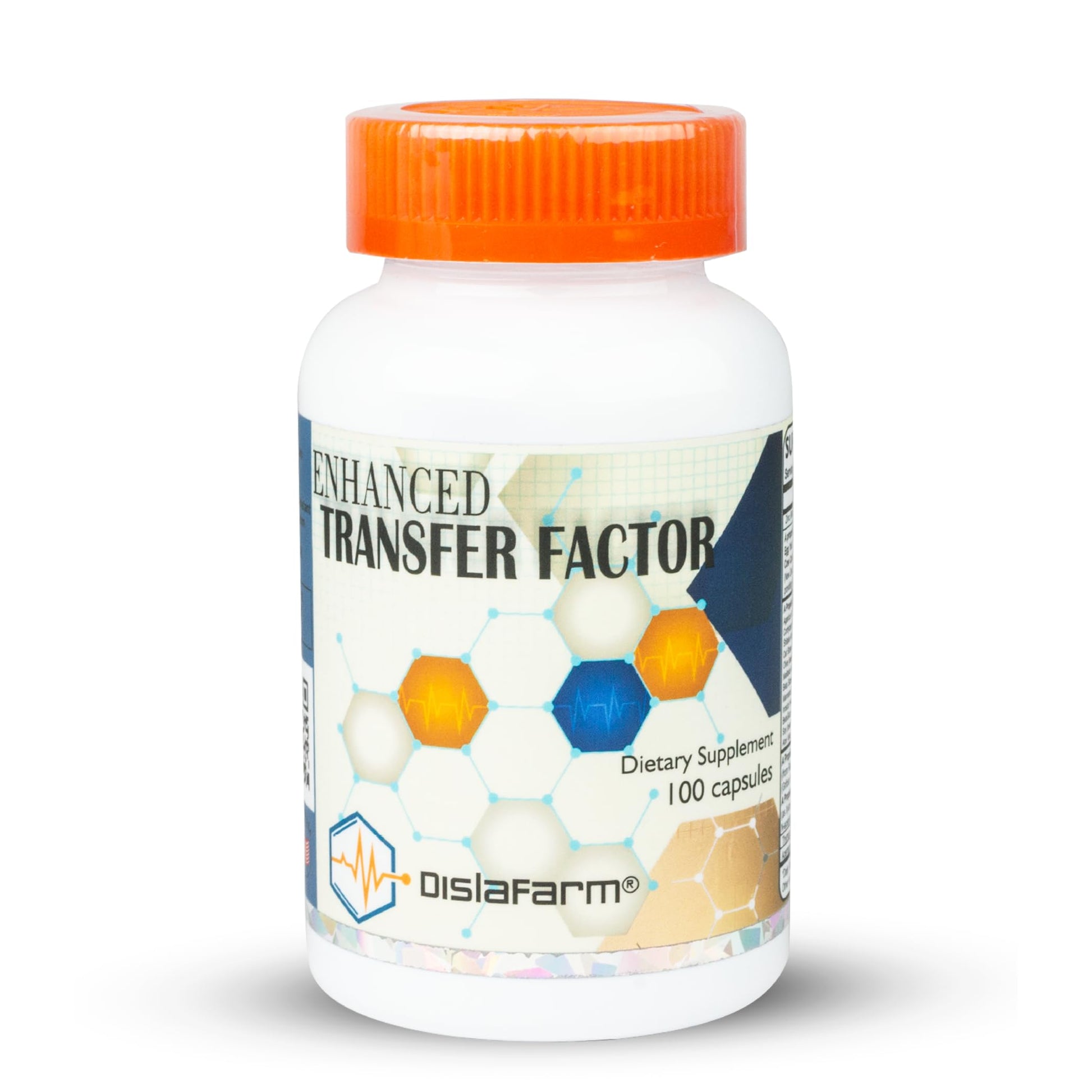 Transfer Factor Enhanced, 100 Natural Capsules, Immune Support - Transfer Factor Multi Immune from Cow Colostrum, Egg Yolk & Special Blend of Mushrooms Dislafarm uk supplements