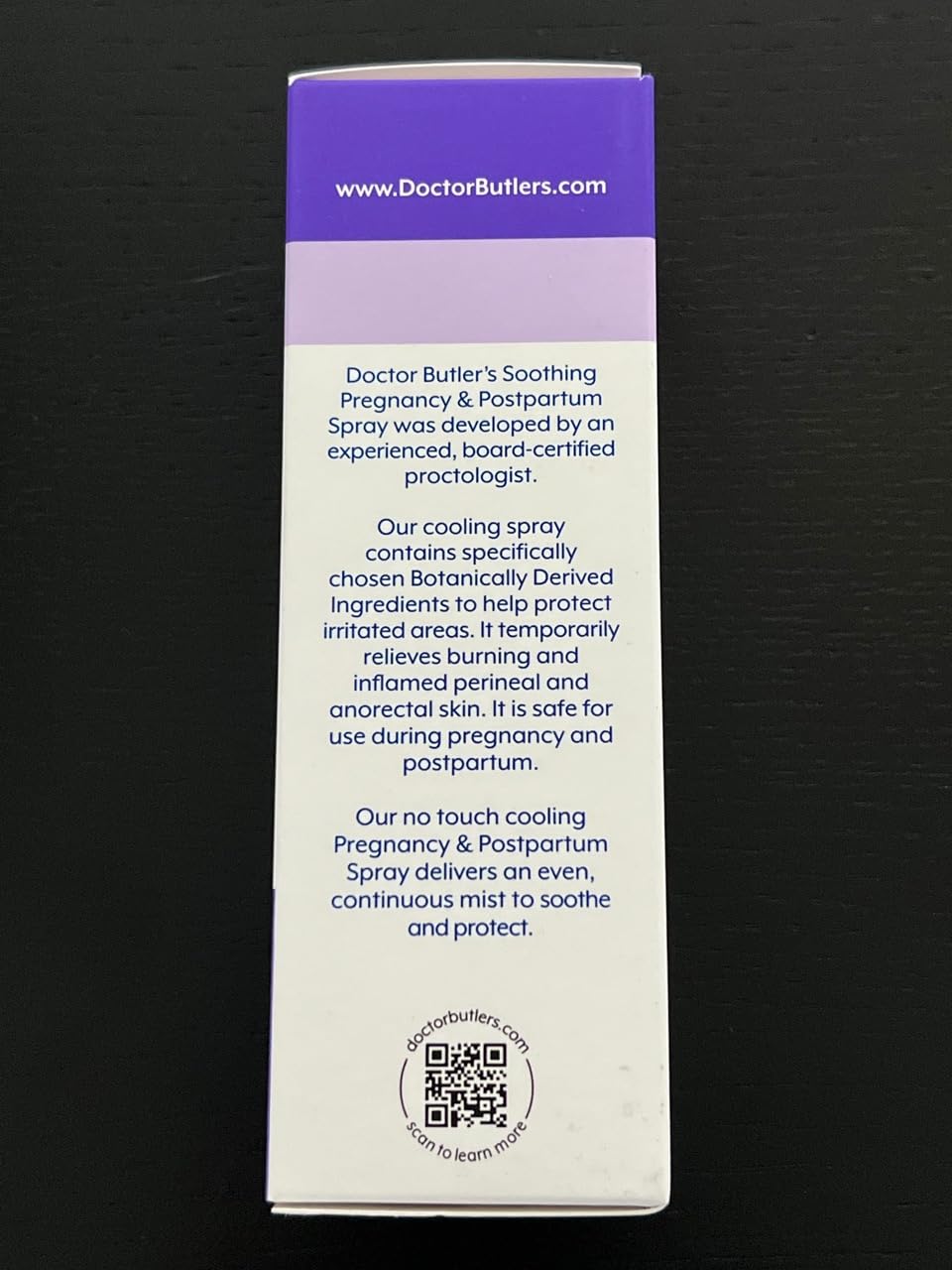 Doctor Butler's Pregnancy & Postpartum Spray - Perineal Spray and Hemorrhoid Treatment with Aloe and Chamomile, Pregnancy Support and Postpartum Essentials, Paraben Free (3oz) Doctor Butler's uk supplements