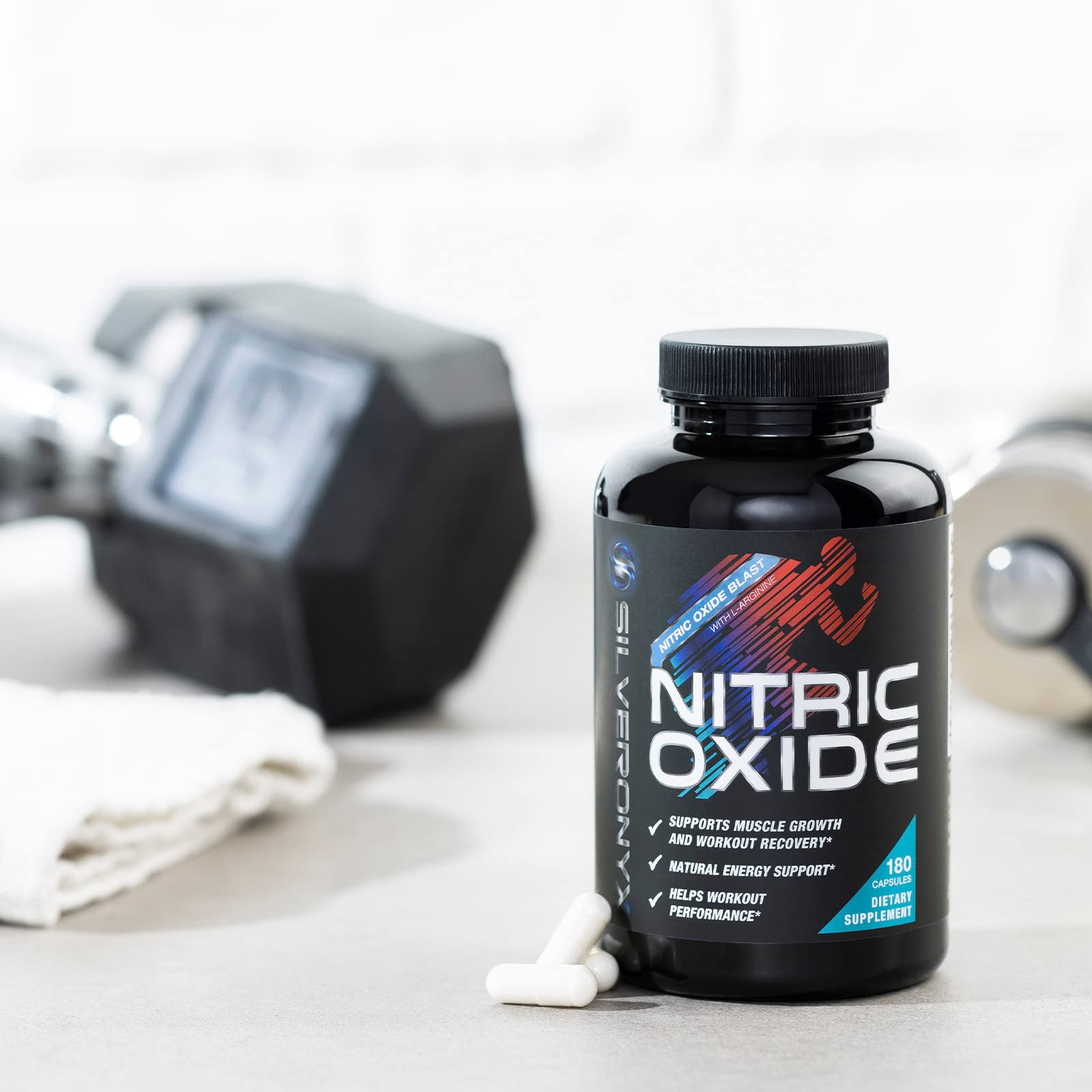 Extra Strength Nitric Oxide Supplement L Arginine 3X Strength - Citrulline Malate, AAKG SILVERONYX uk supplements