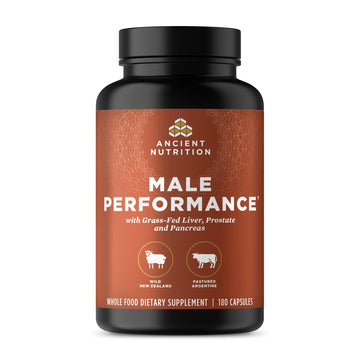Ancient Nutrition Organ Supplements for Men, Grass-Fed and Wild Organ Complex Capsules, Liver, Prostate, Pancreas Supports Male Performance, Healthy Aging, 180 Ct Ancient Nutrition uk supplements