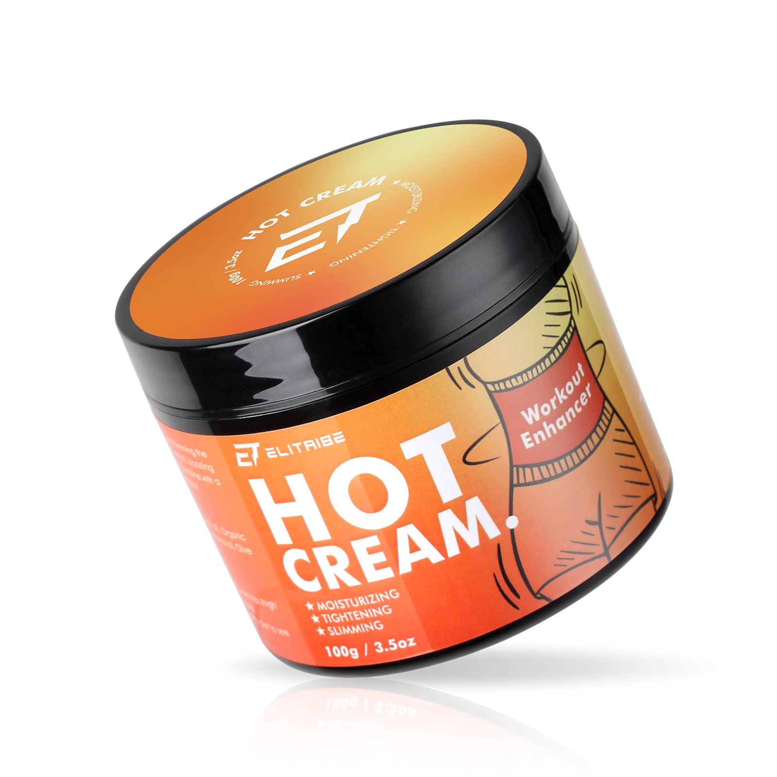 Elitribe Hot Cream Sweat Workout Enhancer Gel - Fat Burning, Cellulite & Firming Body Elitribe uk supplements