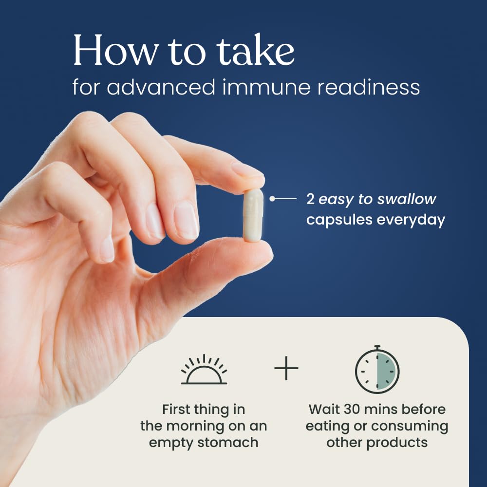 Better Way Health™ - Advanced Immune Readiness - Highly Purified 1,3/1,6 Beta Glucan 100 - Clinically Tested Immune Defense - 100mg/60 Capsules Better Way Health uk supplements