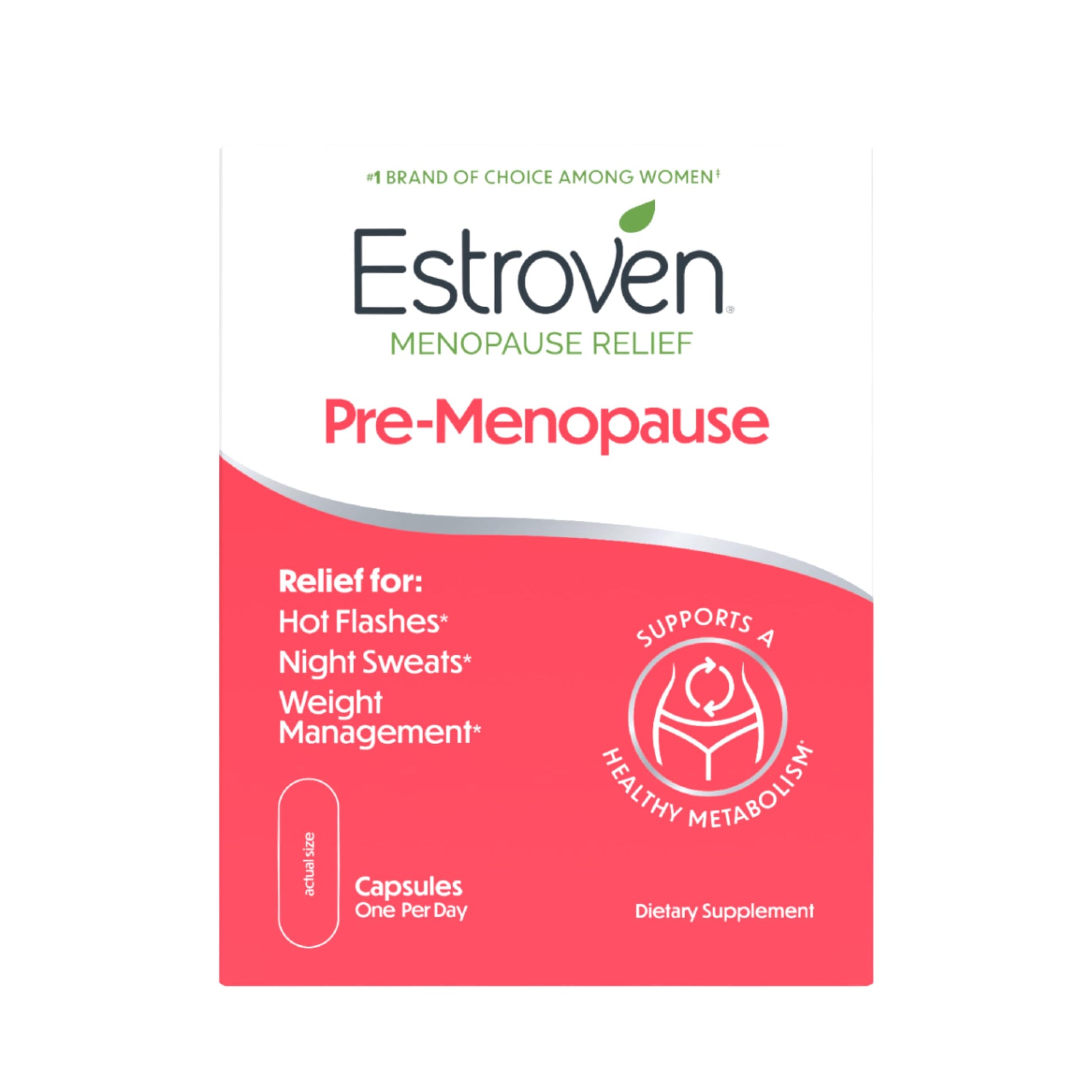 Estroven Pre-Menopause Relief, 30 Ct., Clinically Proven Ingredients, Provides Menopause Relief plus Night Sweats & Hot Flash Relief, Drug-Free or Estrogen Free Estroven uk supplements