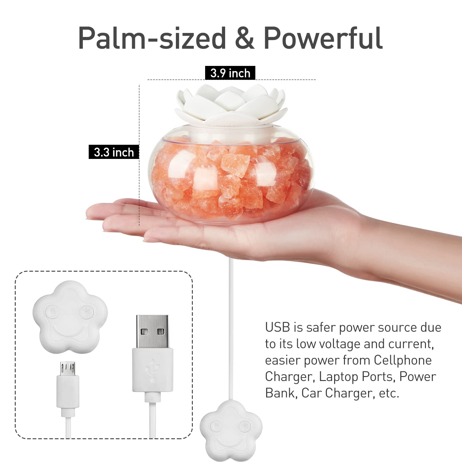 Essential Oil Diffusers Aromatherapy Diffuser: YeeQue Salt Lamp Diffuser for Home Bedroom Office YeeQue uk supplements