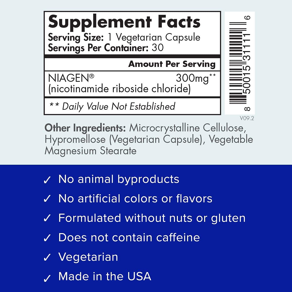 TRU NIAGEN - Patented Nicotinamide Riboside NAD+ Supplement. NR Supports Cellular TRU NIAGEN uk supplements