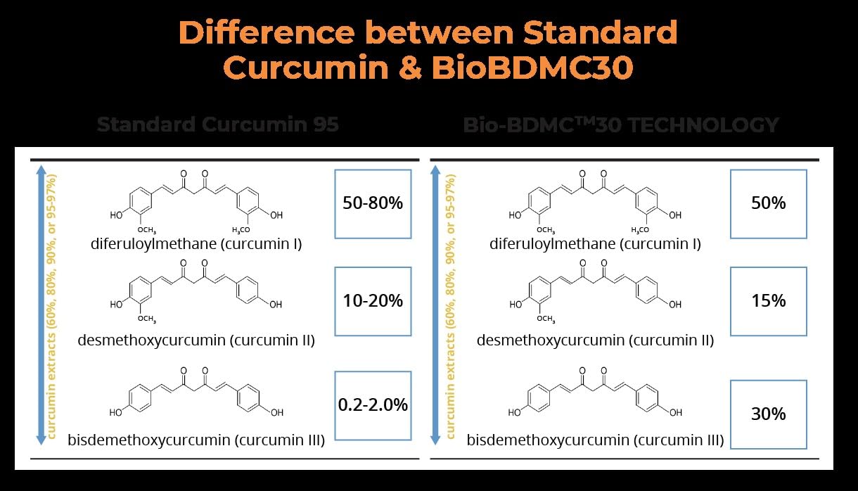 BIOBDMC NovoCurcumin-Next Generation Highly Enhanced Curcumin- 120 Capsules BIOBDMC uk supplements