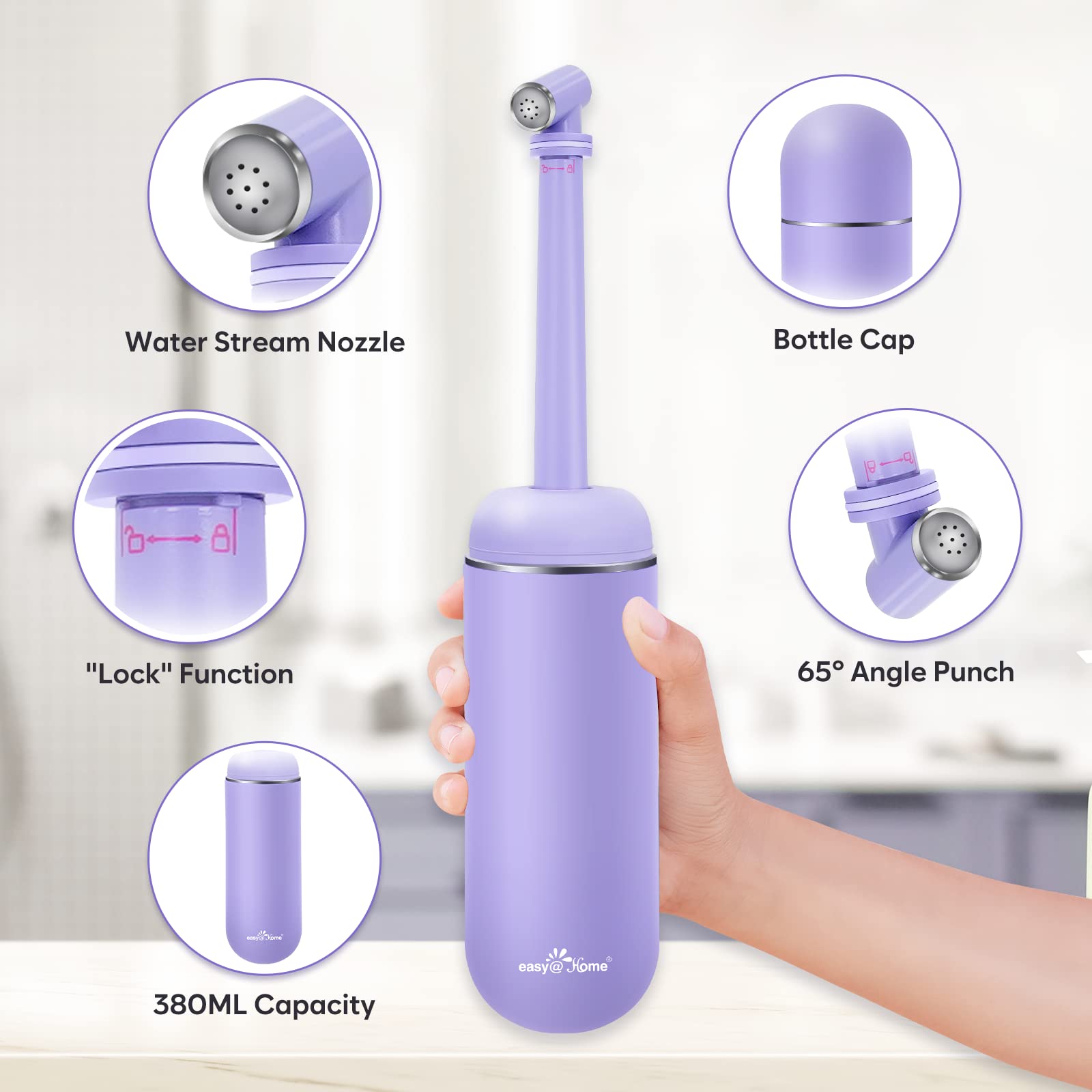 Portable Peri Bottle for Postpartum & Perineal Care: Easy@Home Handheld Bidet Perfect for Personal Easy@Home uk supplements