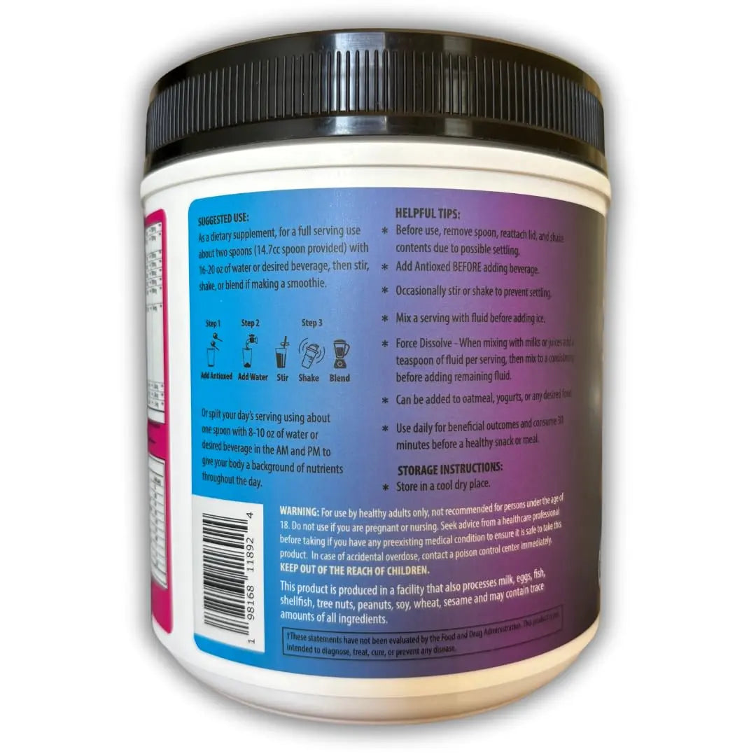 Antioxed Multi Collagen Multivitamin for Women+Men, Keto, Skin, Joint, Cognitive, Heart, Sensual, & Immune Health, Hydrolyzed Peptides, Antioxidants, Probiotics Antioxed uk supplements