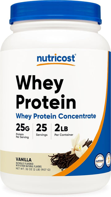 Nutricost Whey Protein Concentrate (Vanilla) 2LBS Nutricost uk supplements