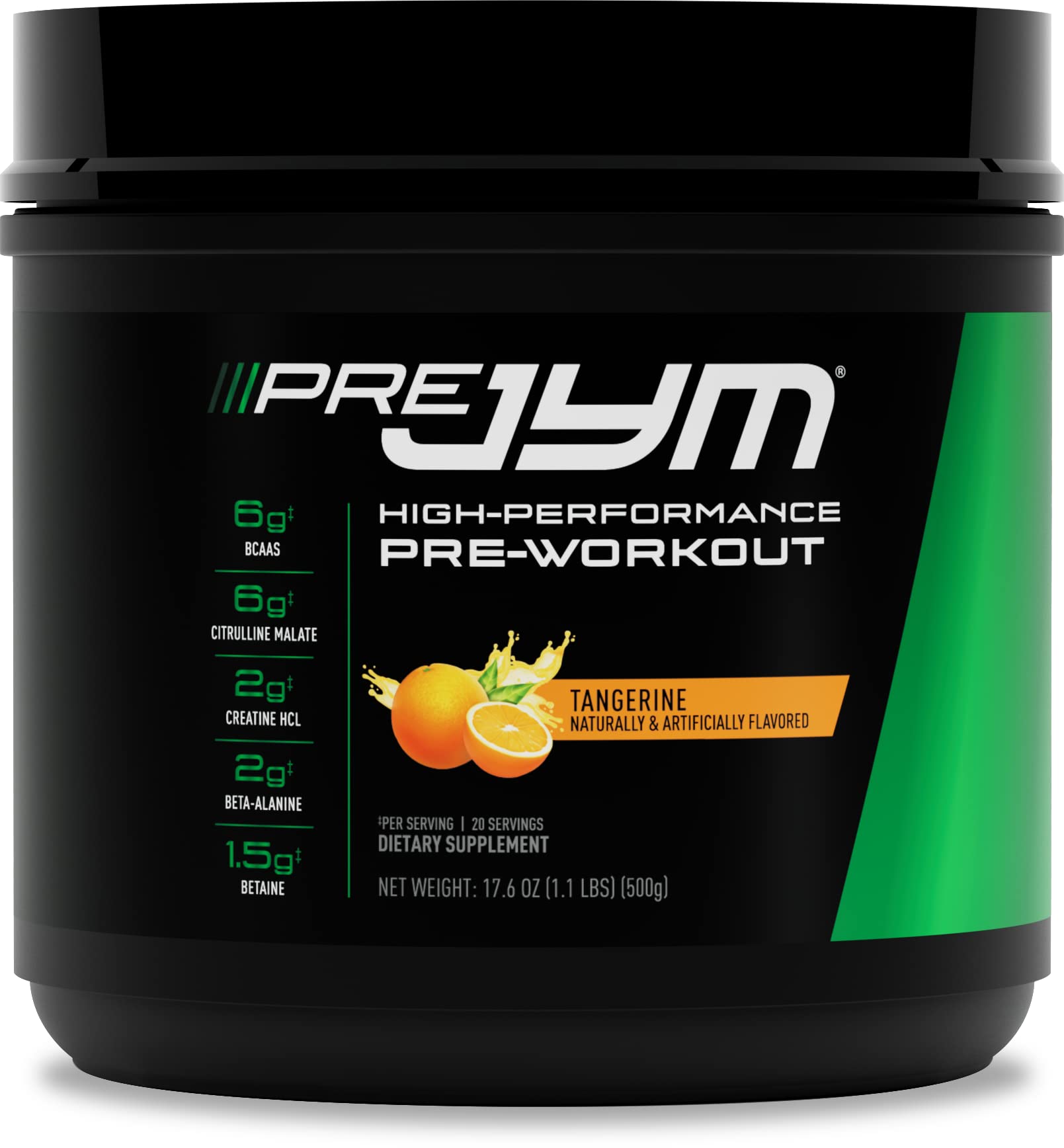 PRE JYM 20 Servings - Tangerine JYM Supplement Science uk supplements
