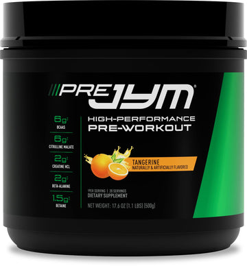 PRE JYM 20 Servings - Tangerine JYM Supplement Science uk supplements