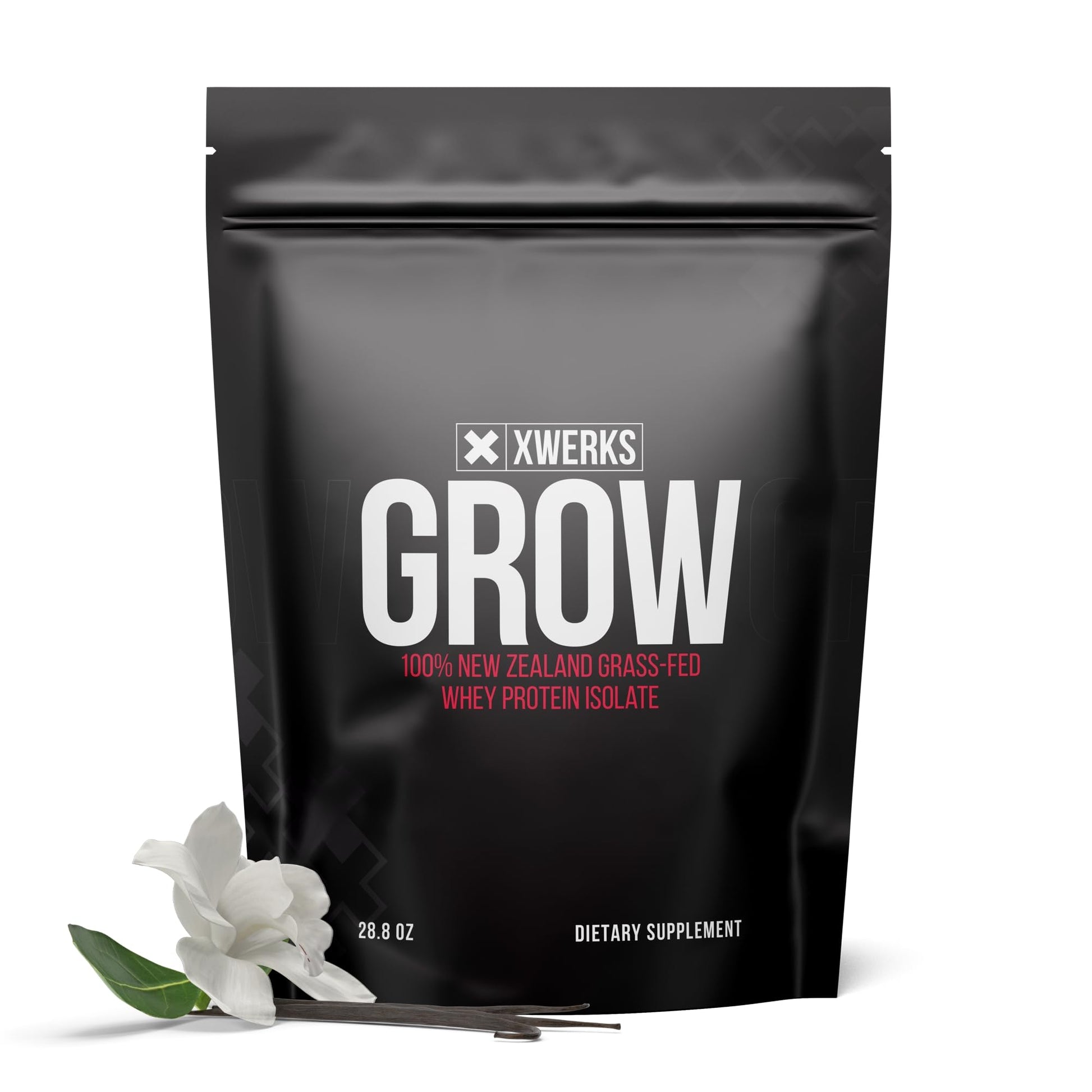 Xwerks Grow 100% New Zealand Grass-Fed Whey Protein - 25g of Pure Isolate Protein Xwerks uk supplements