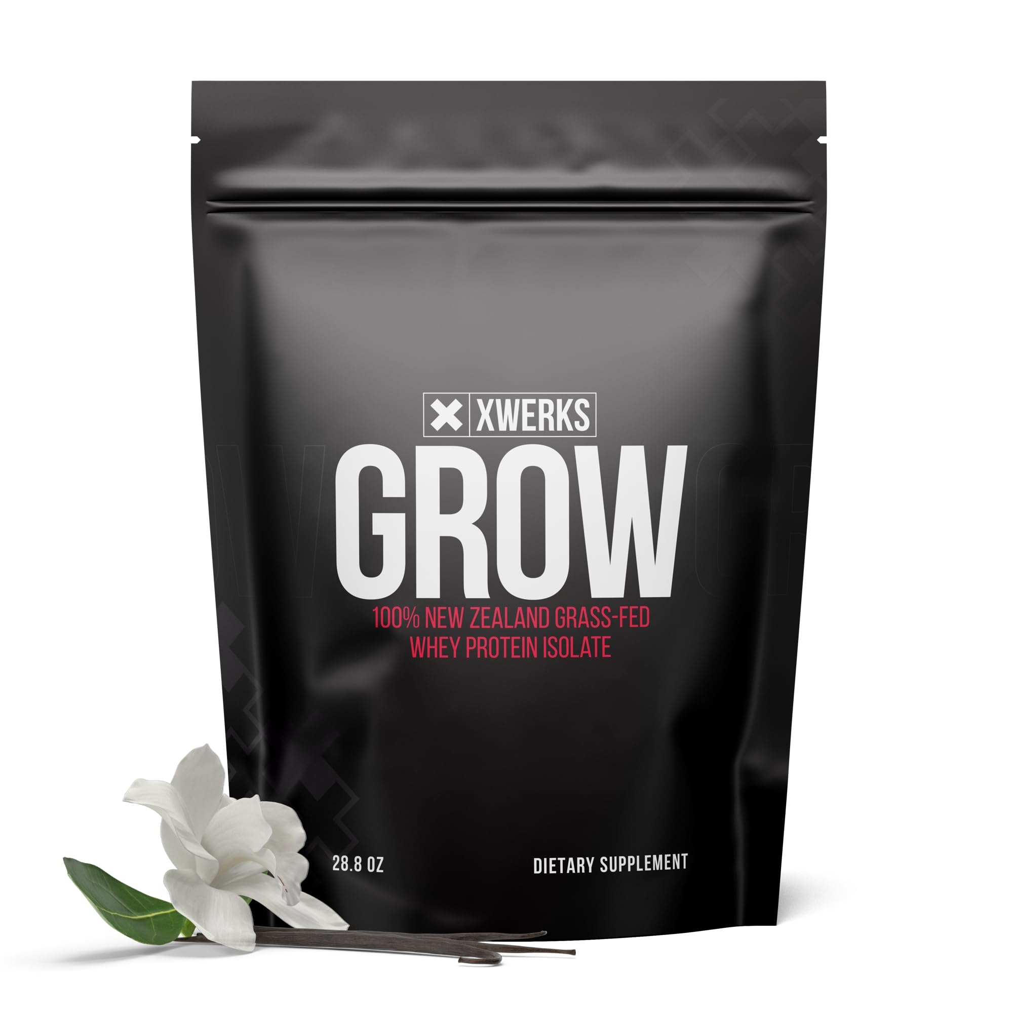 Xwerks Grow 100% New Zealand Grass-Fed Whey Protein - 25g of Pure Isolate Protein Xwerks uk supplements