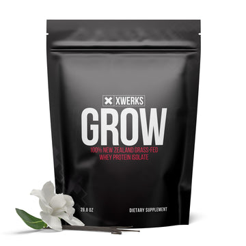 Xwerks Grow 100% New Zealand Grass-Fed Whey Protein - 25g of Pure Isolate Protein Xwerks uk supplements