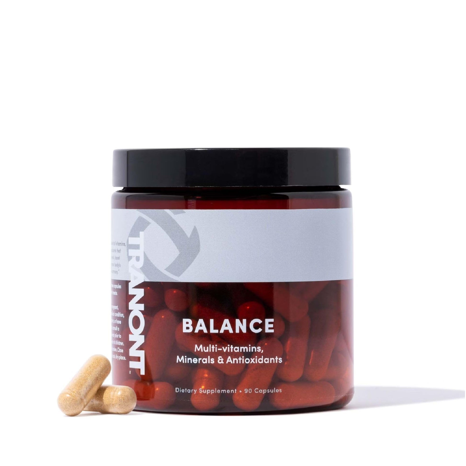 Tranont Balance | 90 Count | Multi-Mineral & Vitamin Capsules for Adults | Vitamin C, A, and E Magnesium, Zinc, Calcium, and Iodine | Boosts Immunity, Energy, and Digestion | Gluten Free, Vegetarian Tranont uk supplements