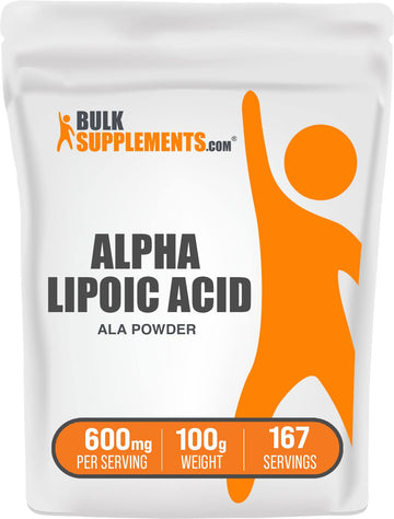 BULKSUPPLEMENTS.COM Alpha Lipoic Acid Powder - ALA Supplement, Alpha Lipoic BULKSUPPLEMENTS.COM uk supplements