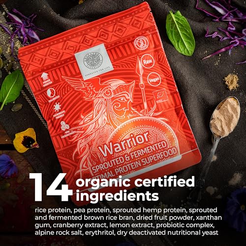 ANCESTRAL SUPERFOODS: Vegan Superfood Protein Powder, Gluten-Free Alkaline Fibre Supplement ANCESTRAL SUPERFOODS SPROUTED FOR LIFE uk supplements