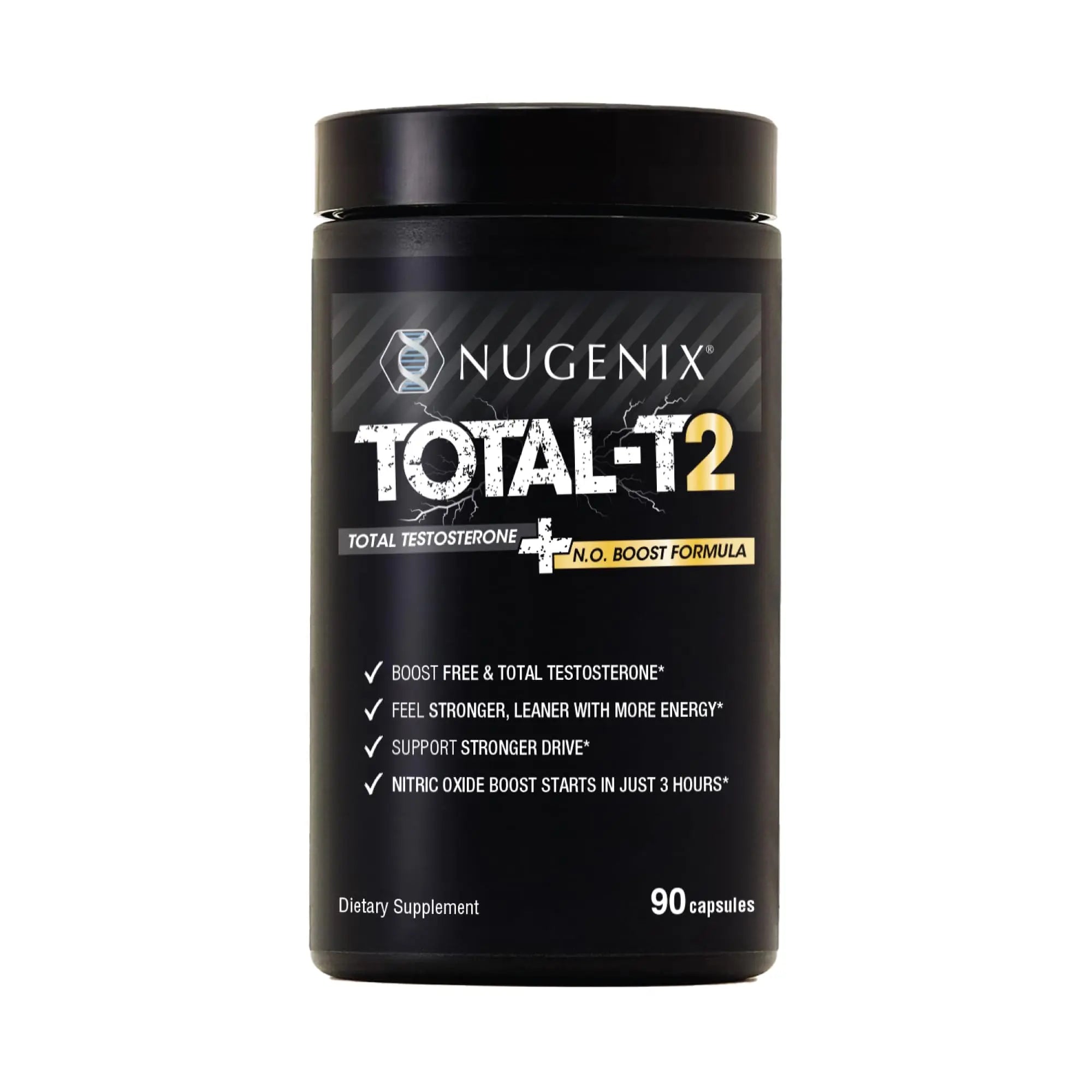 Nugenix Total-T2 - Nitric Oxide Booster for Men, Tesnor, S7, ElevATP, Tongkat, Citrulline, Nitric Oxide and Testosterone Supplement for Men (90 Count) Nugenix uk supplements
