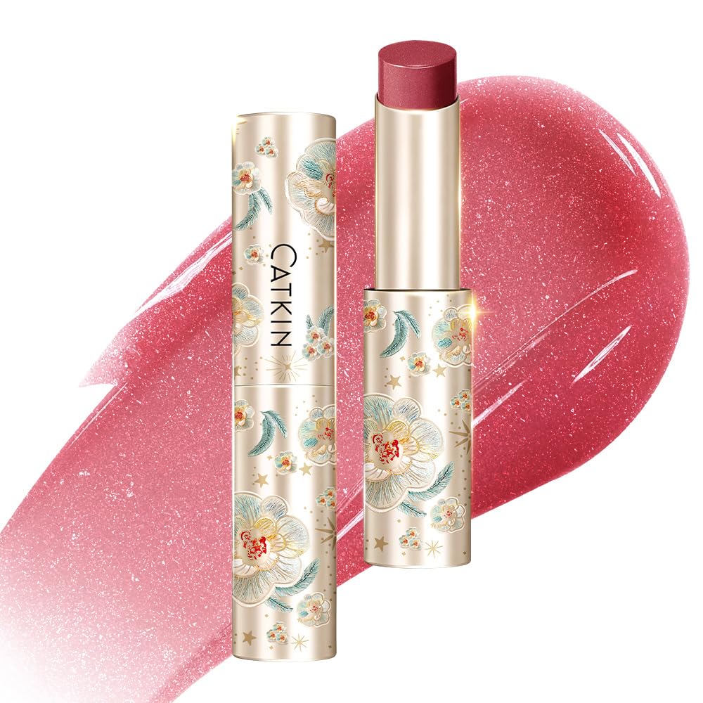 CATKIN Glossy Lip Balm Ultra Hydating Glow Lip Tinted Jelly Plump Melting Balm Shea Butter Repair Soothing For Dry Lips Dewy Finished 0.12 oz C05 SUNFLOWER Catkin uk supplements