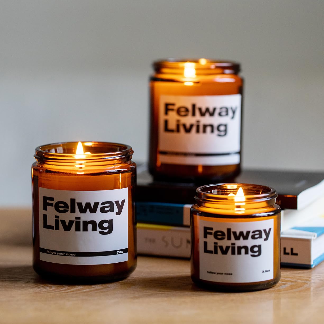 FELWAY Vanilla Scented Candle, Organic Soy Candle for Home Scented, 7 oz Long Lasting, Gift for Women's FELWAY uk supplements