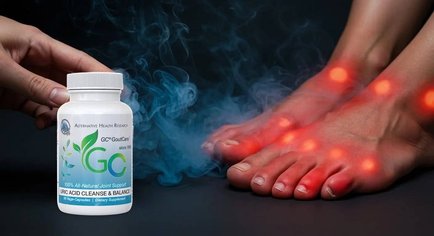 GC® GoutCare: Uric Acid Control | Uric Acid Prevention | Joint Health Supplement | Joint Relief | with Turmeric, Celery Seed Extract, Milk Thistle and More | 90 Capsules per Bottle | Non-GMO Alternative Health Research LLC uk supplements