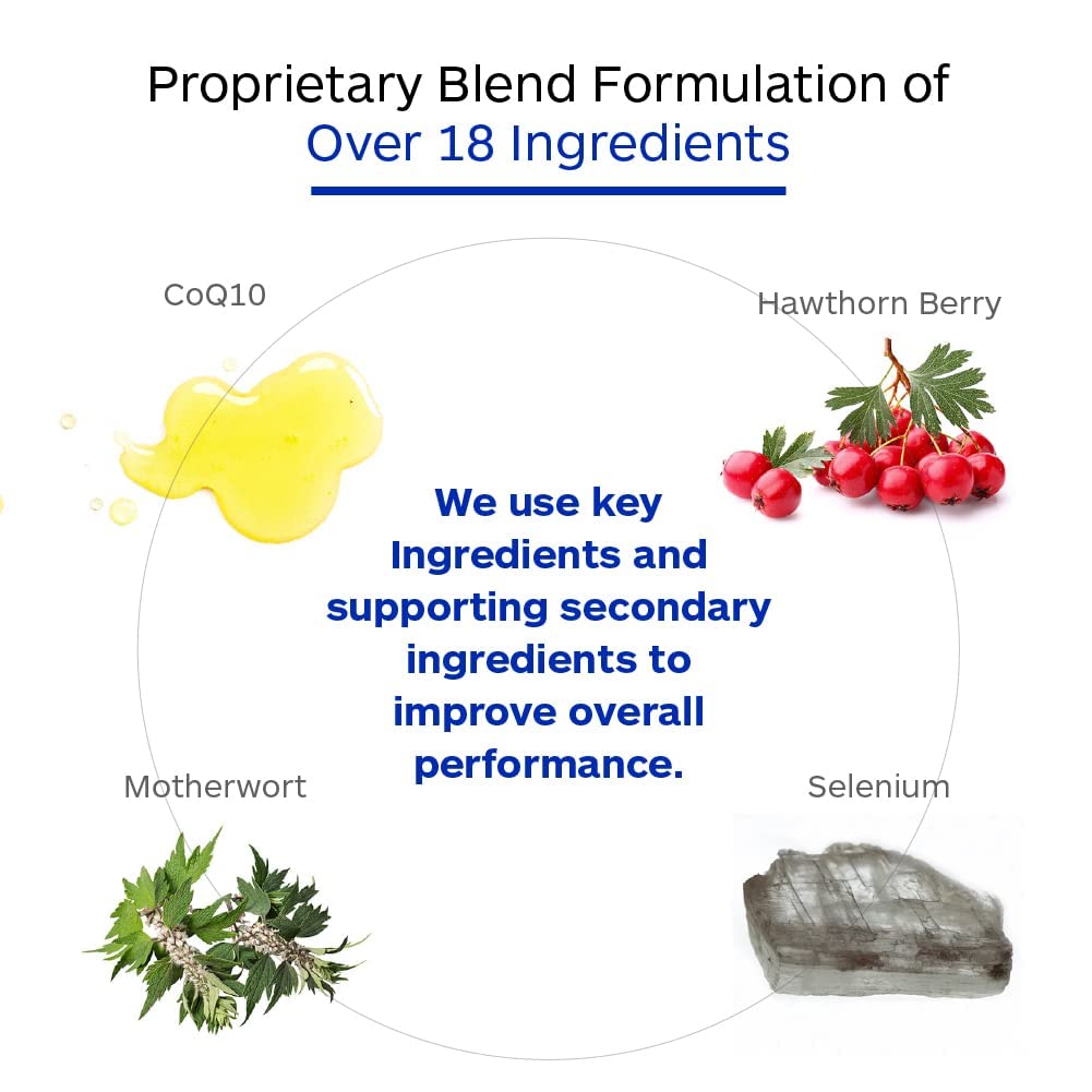 Professional Botanicals Cardio-CoQ CoQ10 - Vegan Formulated Coenzyme Q10 with Hawthorne Berry Valerian Root and Cayenne Pepper - 60 vegetarian capsules Professional Botanicals uk supplements
