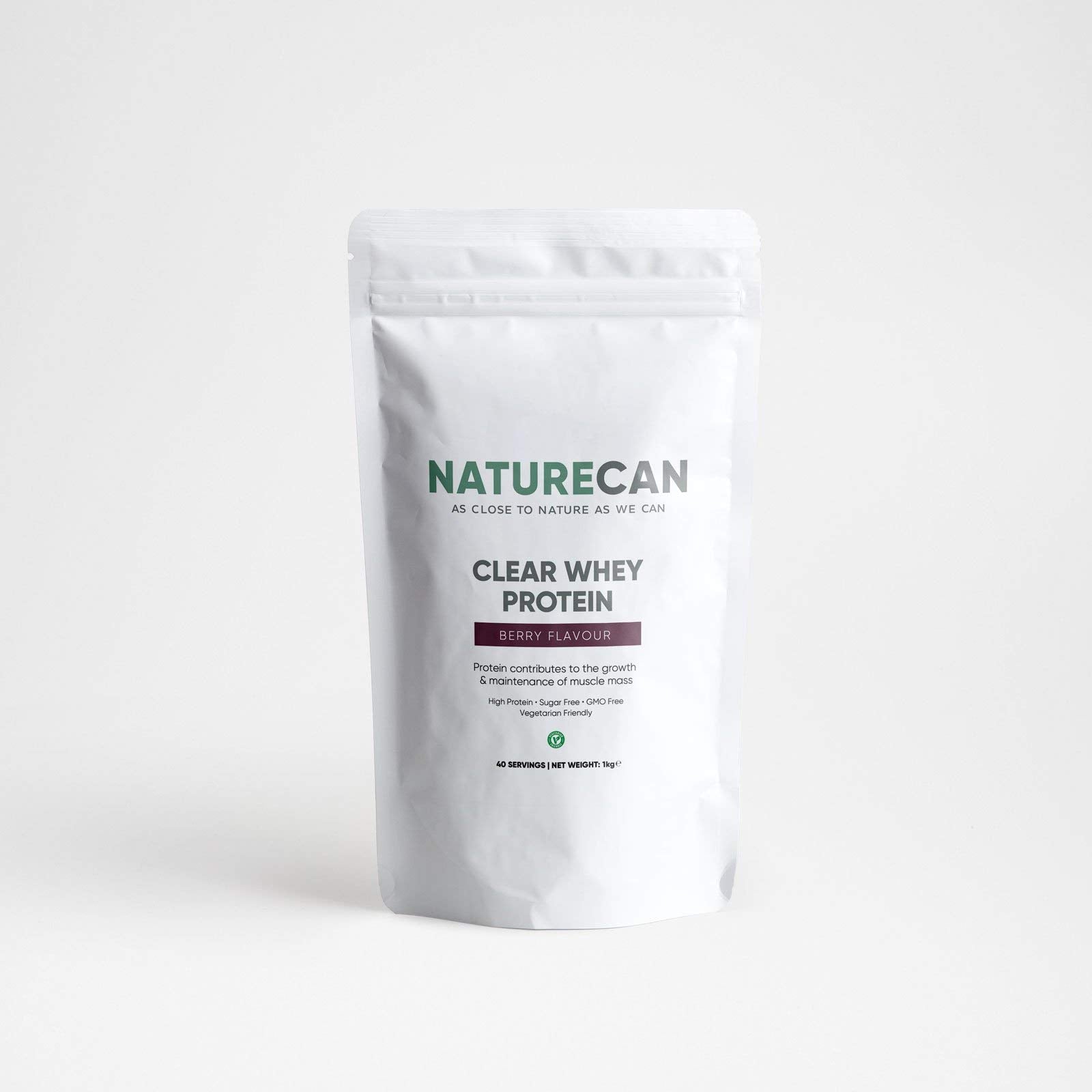 Naturecan Clear Whey Protein – Berry 1kg - 25g Protein Per Serving Naturecan uk supplements