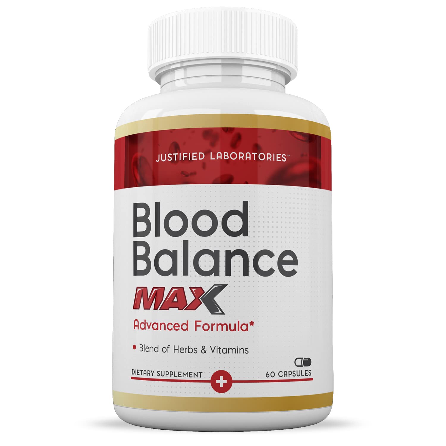 Justified Laboratories (2 Pack Blood Balance Max 1295MG Formula Supplement Pills 120 Capsules Justified Laboratories uk supplements