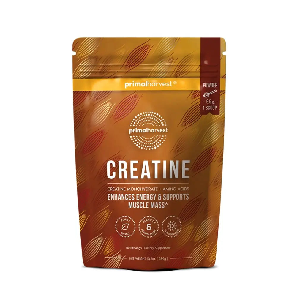 Primal Harvest Creatine Powder Supplement for Men and Women's Fitness, Workouts, and Muscle Growth, to Help Promote Recovery, Strength, Energy, and Endurance (1) Primal Harvest uk supplements
