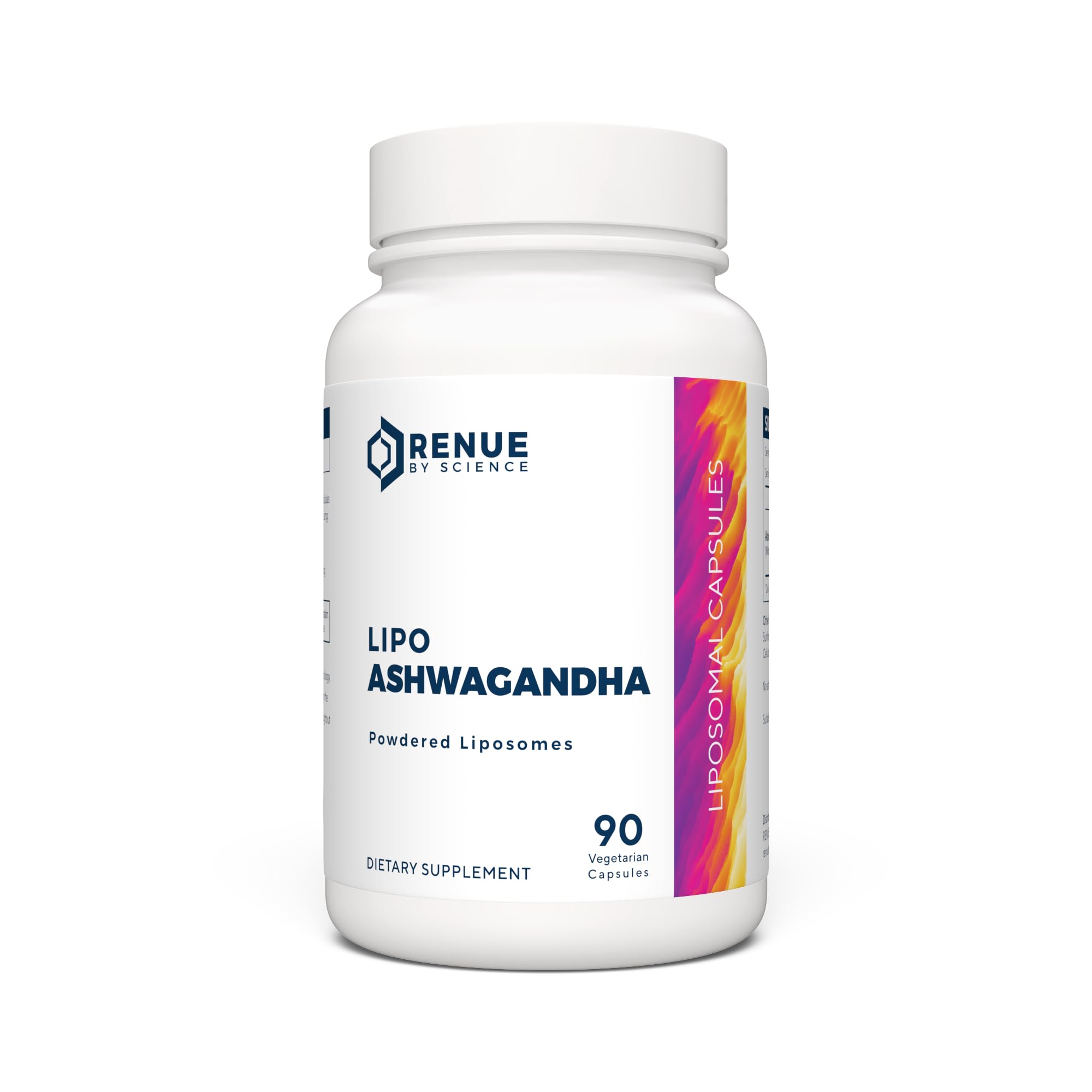 Renue By Science Ashwagandha | High Strength Liposomal Ashwagandha Supplements | 90 Ashwaganda Capsules - 200mg Ashwagandha per Serving | Non-GMO | Made in The USA Third-Party Tested Renue By Science uk supplements