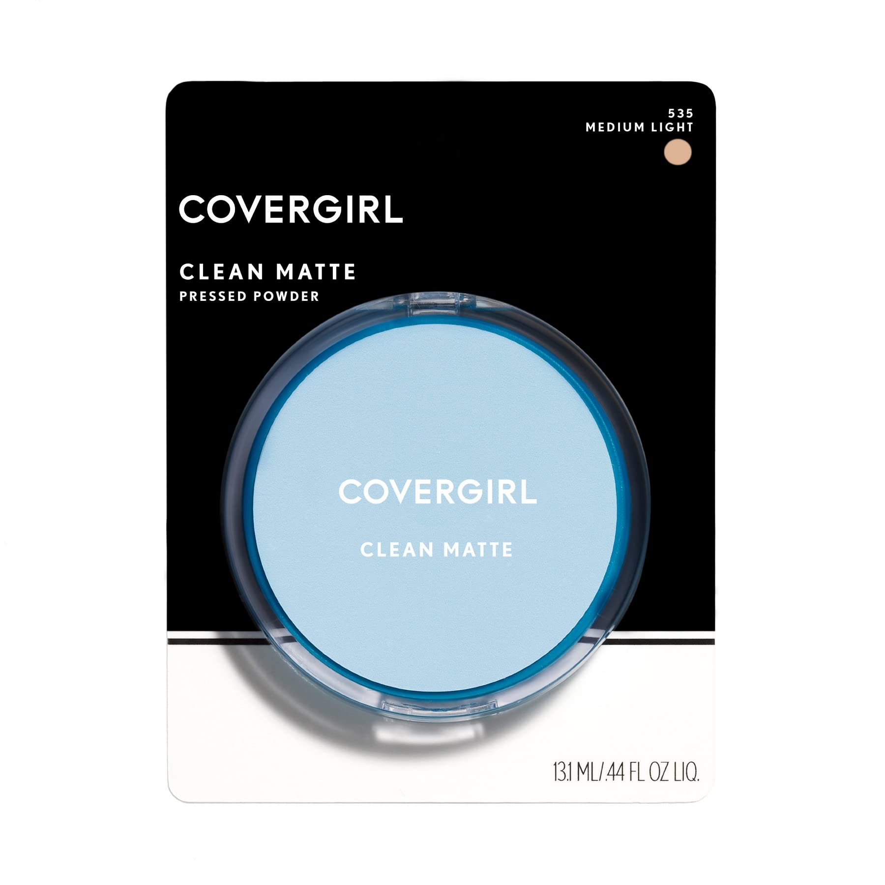 COVERGIRL Clean Matte Pressed Powder, Medium Light 535, 0.35 Oz, Pack of 1 (Packaging May Vary) COVERGIRL uk supplements